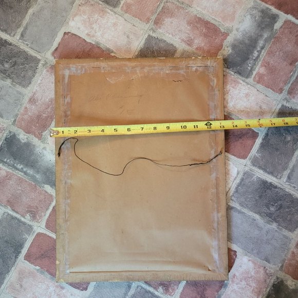 Vintage German Bible Verse Handicraft Framed Art Piece - Picture 5 of 5